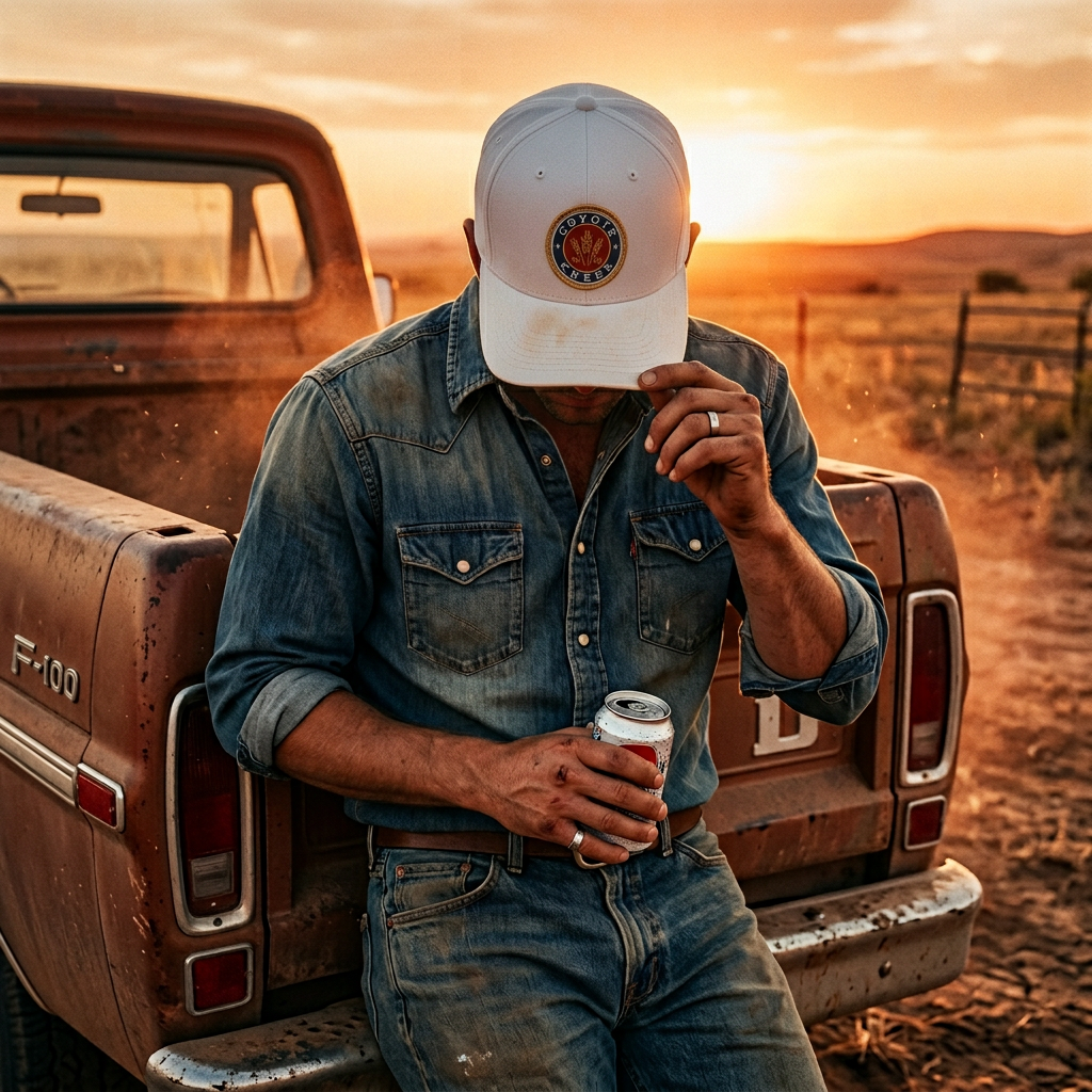 Tailgate at sunset